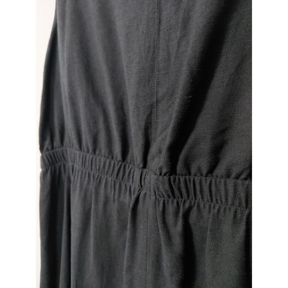 NWT ANN TAYLOR Black Knee Length Lightweight Dress Women Size 10 - Picture 4 of 12